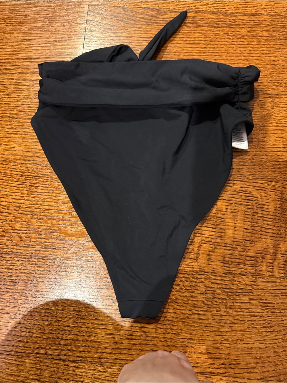 Mara Hoffman high waisted black swim bottoms - Picture 2 of 4